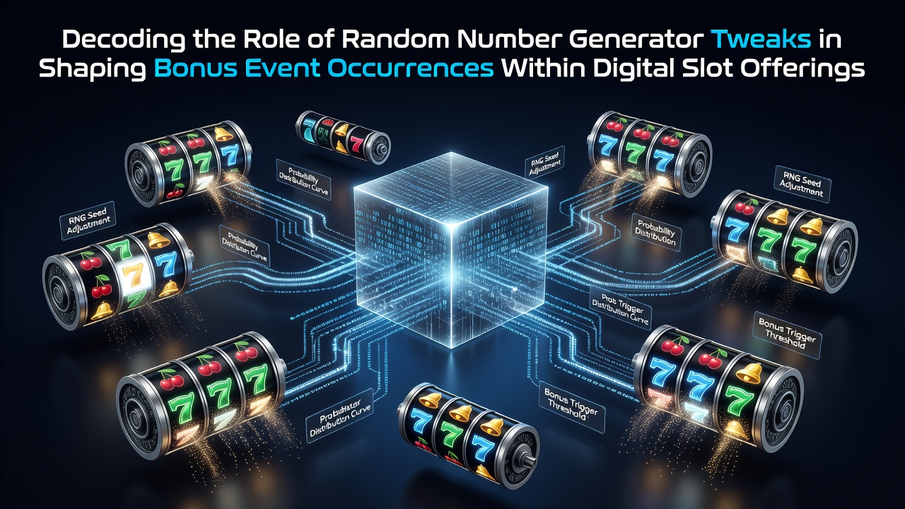Illustration of random number generator algorithms influencing bonus triggers in online slot systems