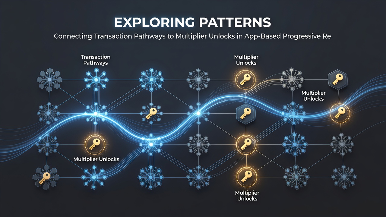 Data visualization of transaction pathways linking to multiplier unlock frequencies in progressive reel applications