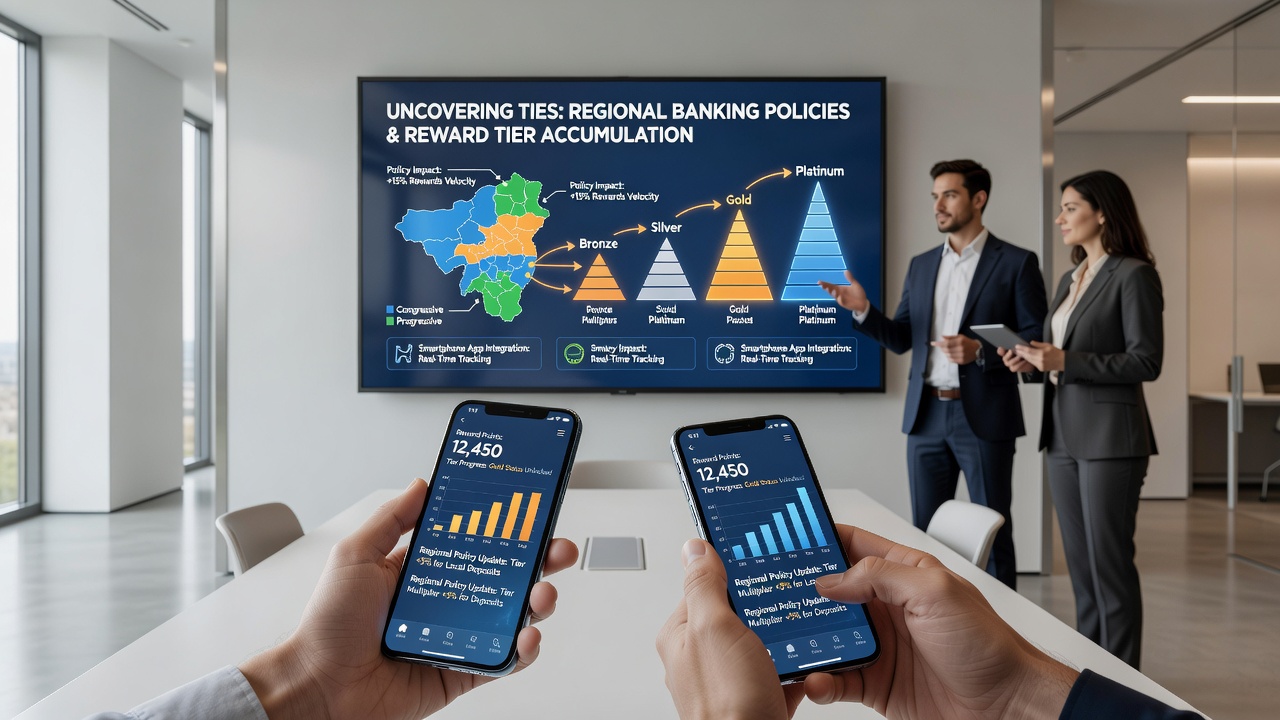Smartphone jackpot interface showing tier accumulation linked to banking rules